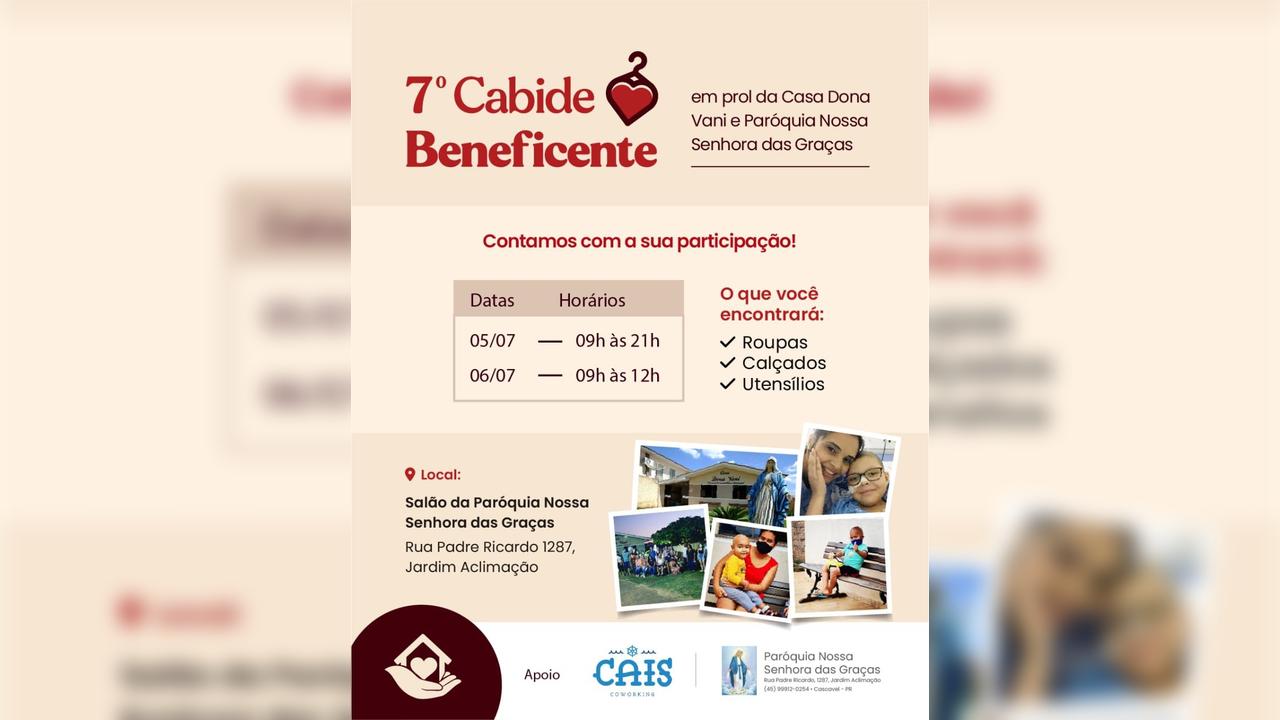 Casa Dona Vani e Paróquia Nossa Senhora das Graças promovem Cabide Beneficente com peças a partir de R$ 2,00