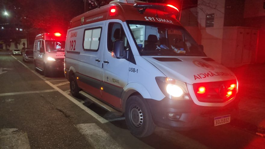 Idoso de 94 anos sofre desmaio e é socorrido pelo Samu no Centro