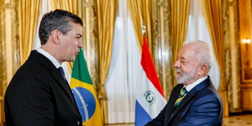 Imagem referente a Lula e Santiago Peña conversam sobre caso de espionagem da Abin