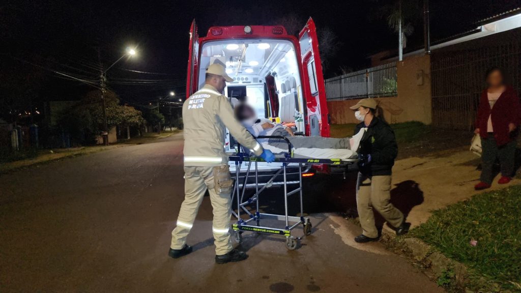 Idosa fratura a costela ao cair de altura no Bairro Universitário