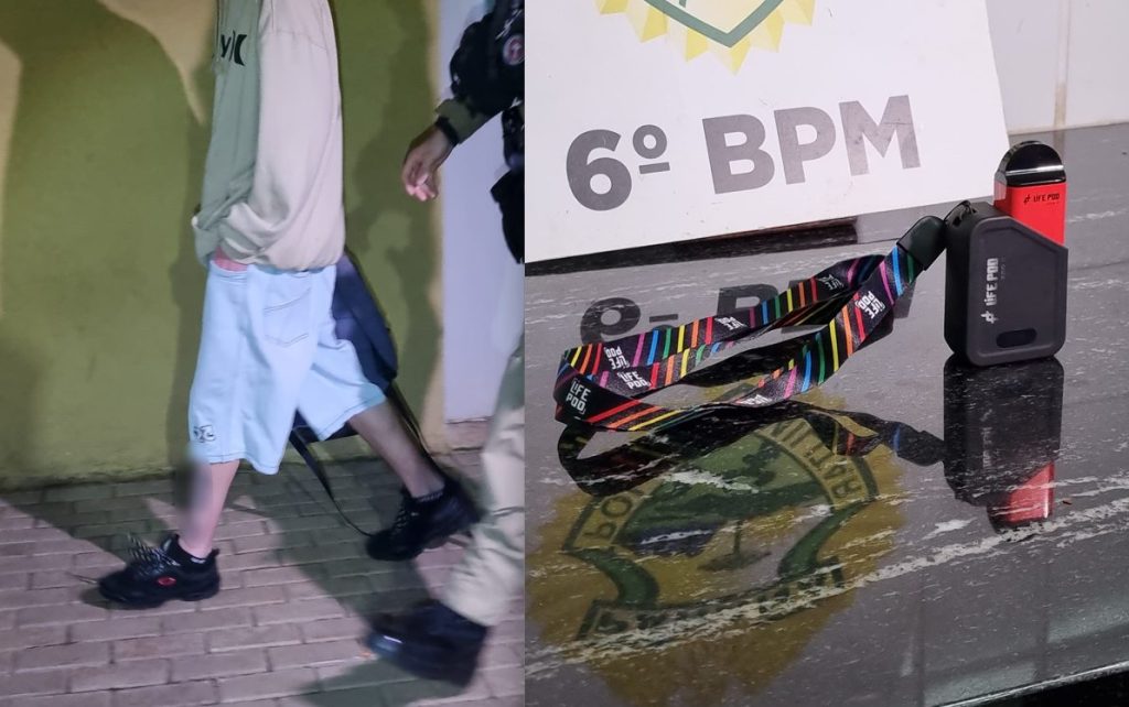 Adolescente é levado à delegacia após ser flagrado com cigarro eletrônico em colégio
