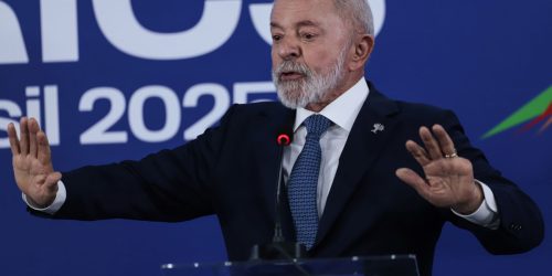 Lula diz que ameaça de taxação de Trump não preocupa nações do Brics Imagem referente a Lula diz que ameaça de taxação de Trump não preocupa nações do Brics