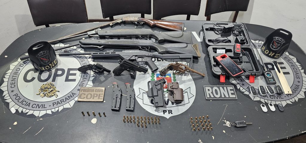Operação: Suspeitos de tentativa de roubo a banco em Bocaiúva do Sul são presos pela polícia