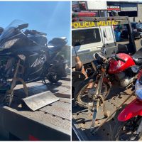 Imagem referente a Blitz policial em Cascavel termina com 52 multas e 4 motos recolhidas