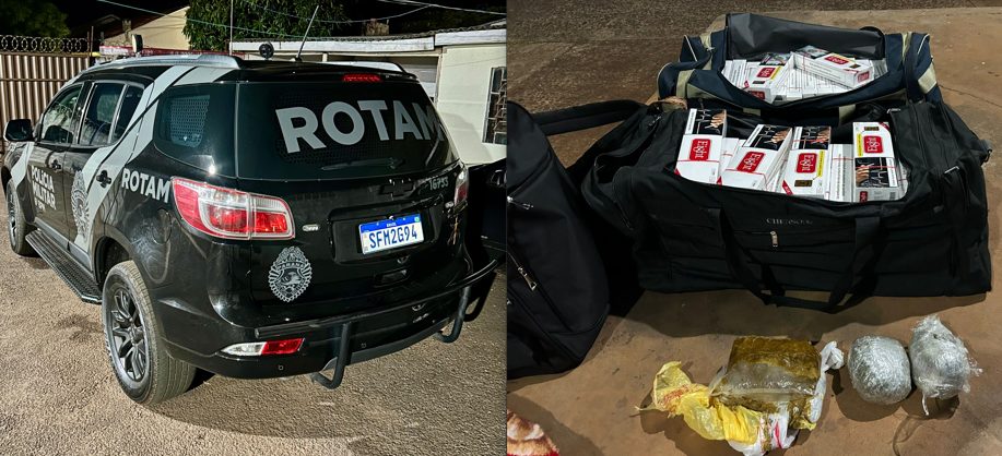 Homem é preso com drogas e cigarros contrabandeados em ônibus na rodoviária de Santa Tereza do Oeste