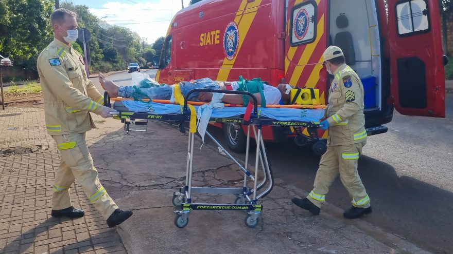 Homem embriagado cai em segundo andar e fratura o nariz em Cascavel