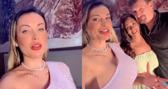 Andressa Urach choca a internet ao revelar que gravou conteúdo com o próprio pai e ex-sogra