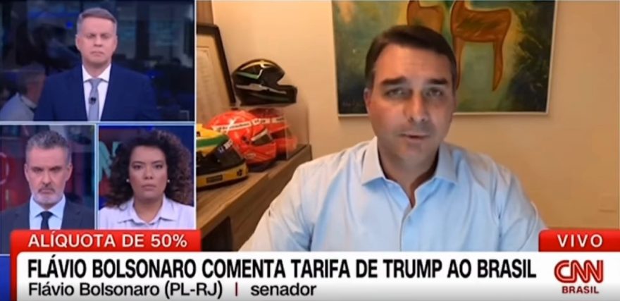 “Liberdade está em jogo”, alerta Flávio Bolsonaro