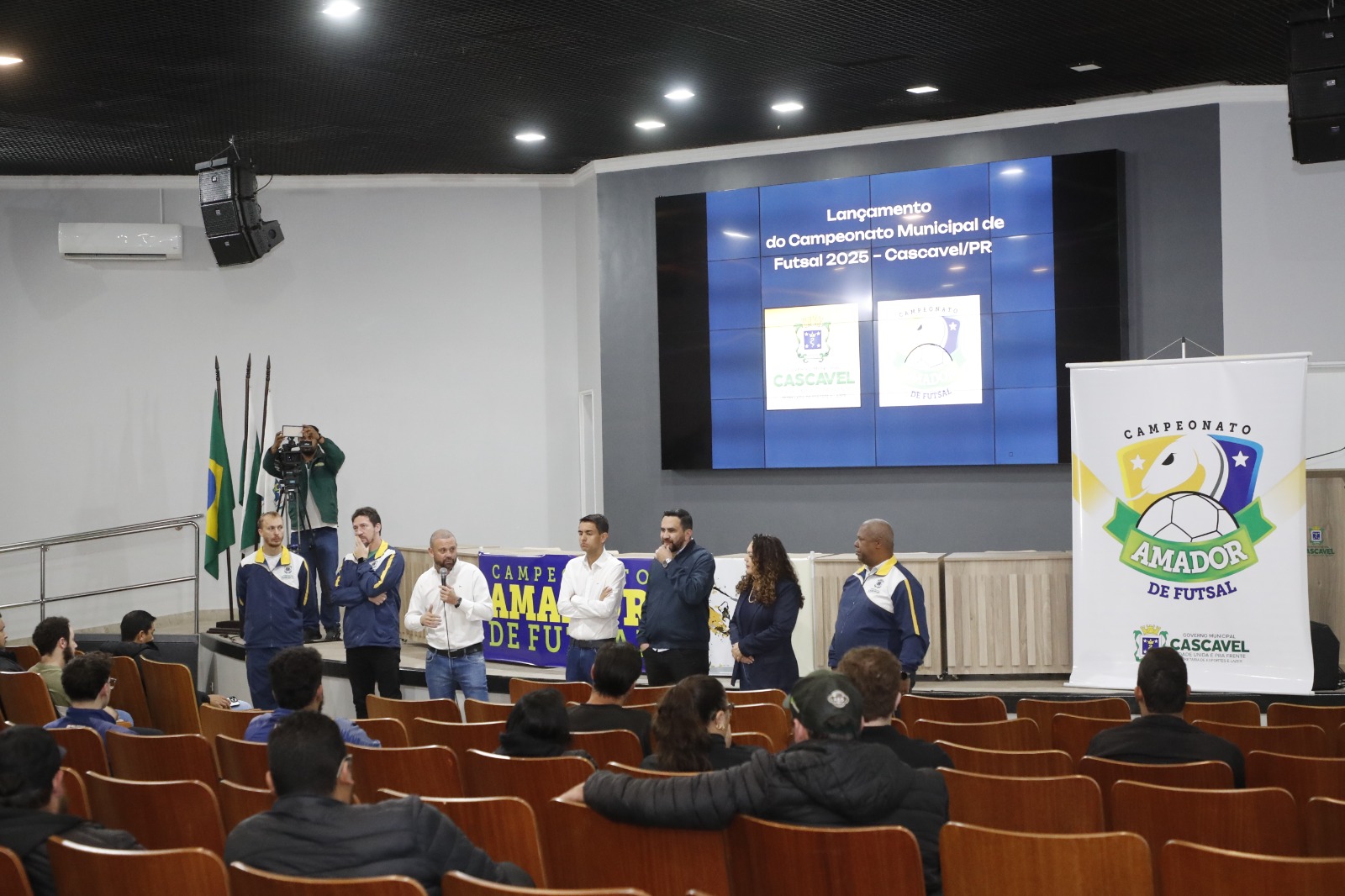 Campeonato Municipal Amador de Futsal é lançado oficialmente em Cascavel Campeonato Municipal Amador de Futsal é lançado oficialmente em Cascavel