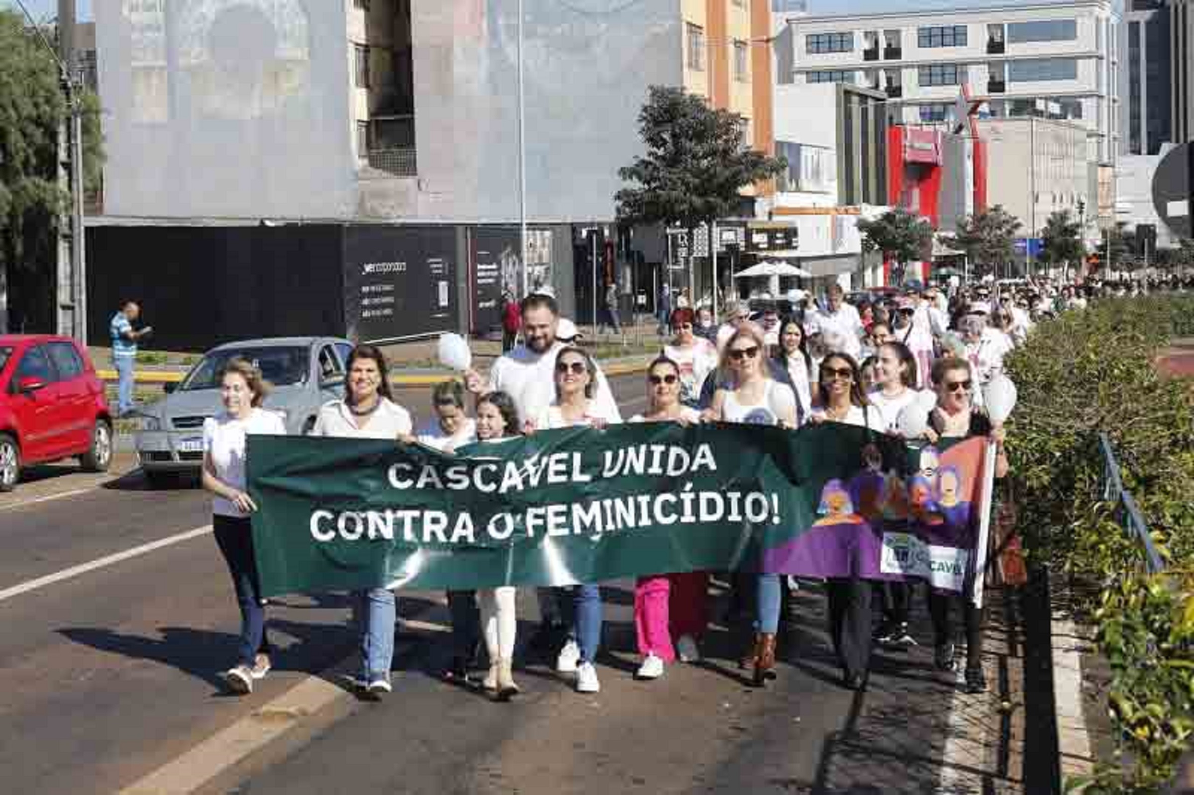 Cascavel se mobiliza em grande caminhada contra o feminicídio, marcada para 22 de julho