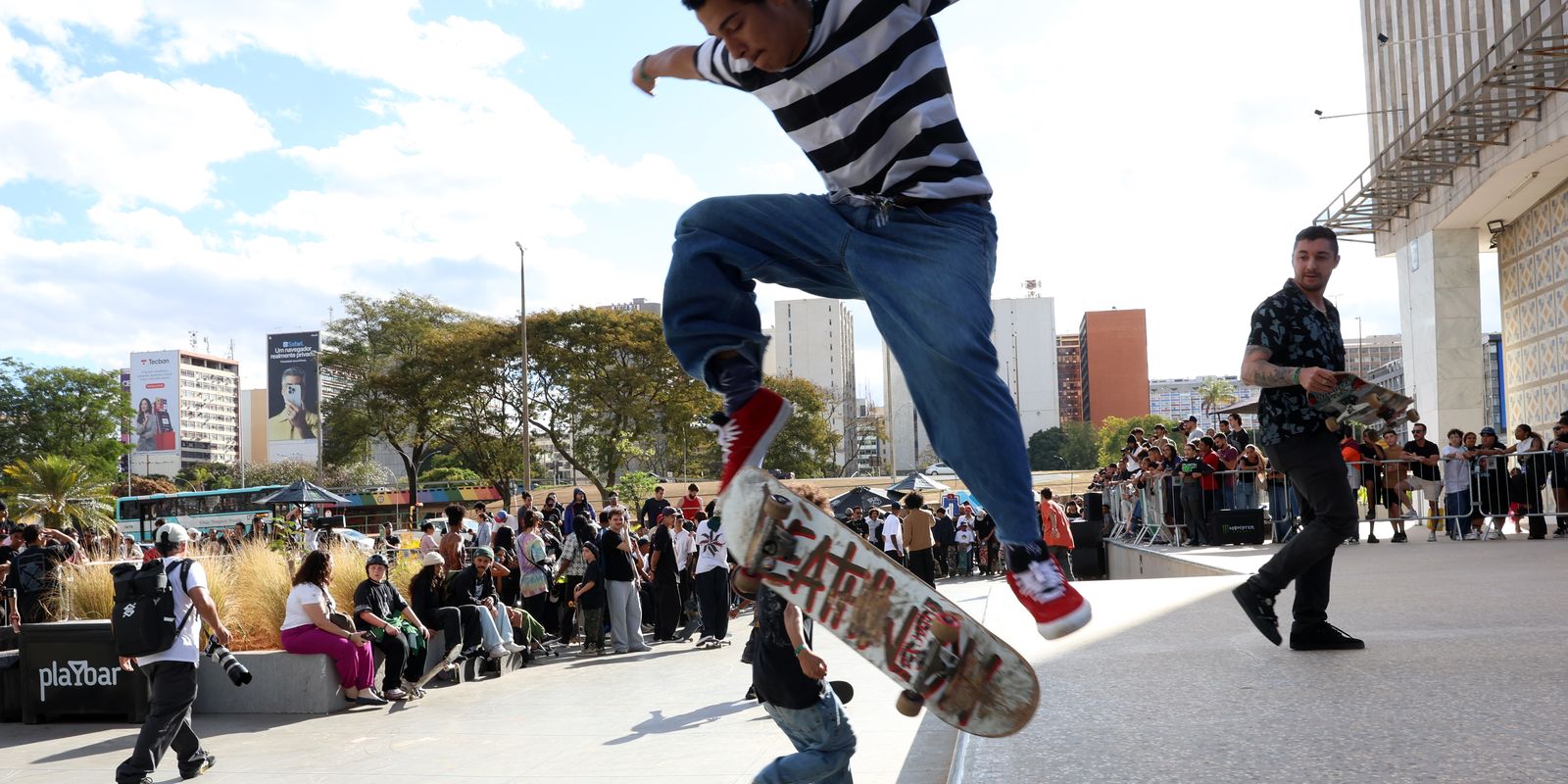 Brasília é palco de "esquenta" para evento mundial de skate Brasília é palco de "esquenta" para evento mundial de skate