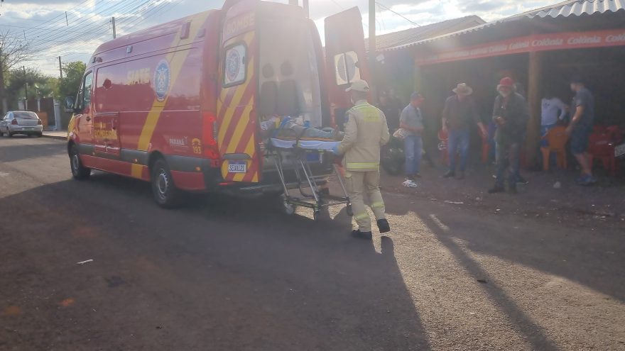 Homem é ferido com golpes de faca no Bairro Brasmadeira em Cascavel