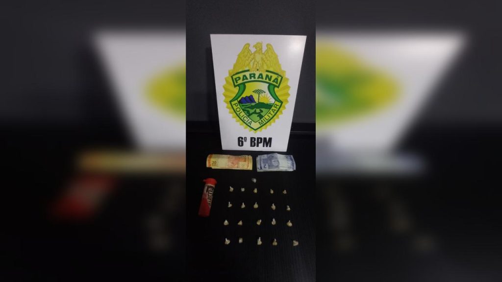 Menino de 14 anos é flagrado com 21 pedras de crack em Cascavel