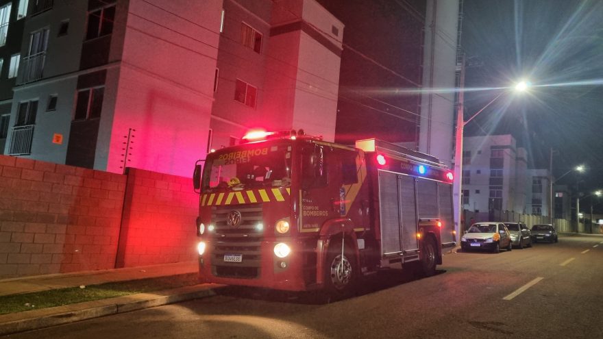 Corpo de Bombeiros é mobilizado após vazamento de gás em apartamentos no Florais do Paraná
