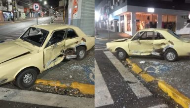 Imagem referente a Ocupantes de Jetta agridem motorista de Corcel após acidente na Rua Oswaldo Cruz