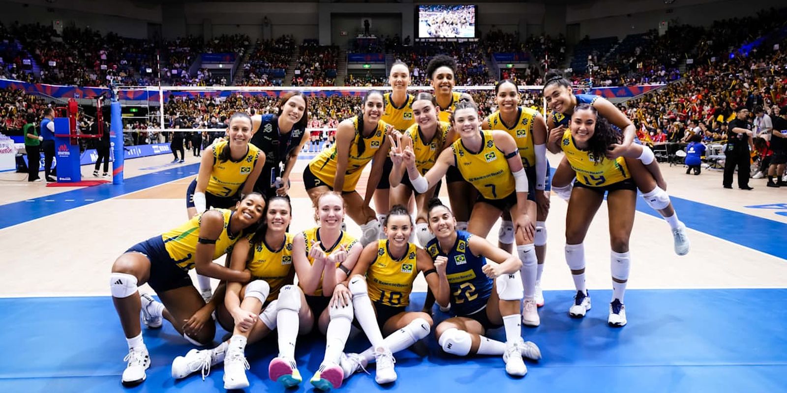 Brasil derrota Japão e mostra força na Liga das Nações de Vôlei Brasil derrota Japão e mostra força na Liga das Nações de Vôlei