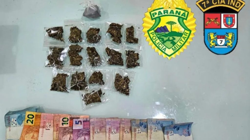 Adolescente é apreendido suspeito de tráfico de drogas em Arapongas