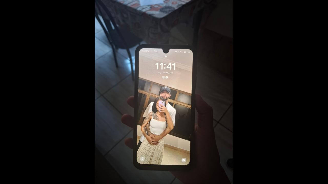 Foi achado celular da marca Samsung no bairro Coqueiral Foi achado celular da marca Samsung no bairro Coqueiral
