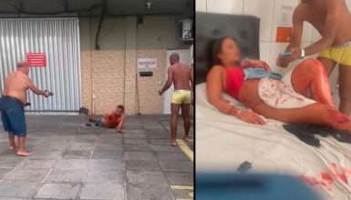 Imagem referente a Mulher é brutalmente esfaqueada em Motel; suspeito foi preso em flagrante por sargento
