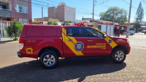 Três viaturas e seis militares do Corpo de Bombeiros de Cascavel foram enviados para apoiar ações em Rio Bonito do Iguaçu Imagem referente a Três viaturas e seis militares do Corpo de Bombeiros de Cascavel foram enviados para apoiar ações em Rio Bonito do Iguaçu