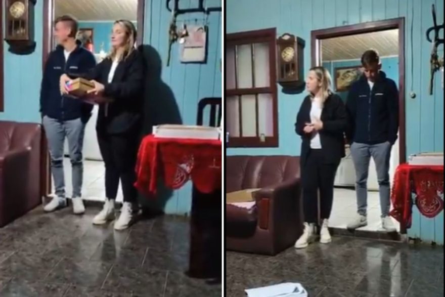 Chá revelação vira barraco: mulher expõe traição do marido e viraliza