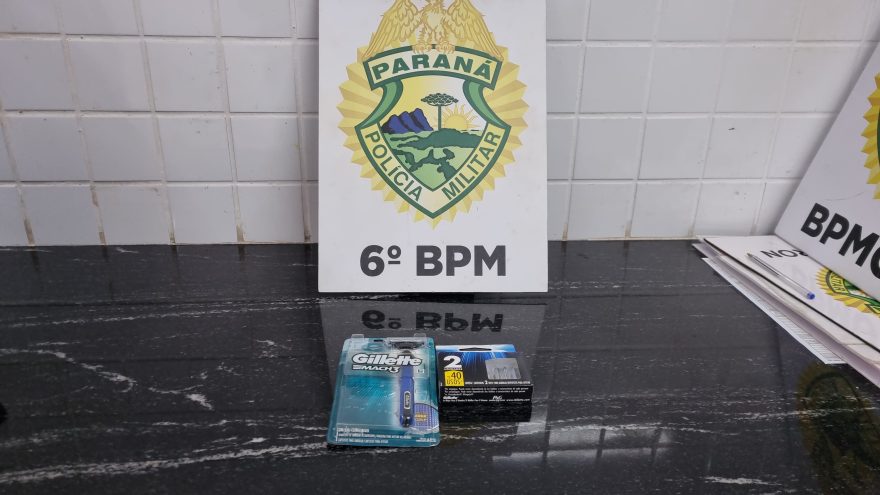 Homem é detido após furtar Gilette em supermercado no Periolo
