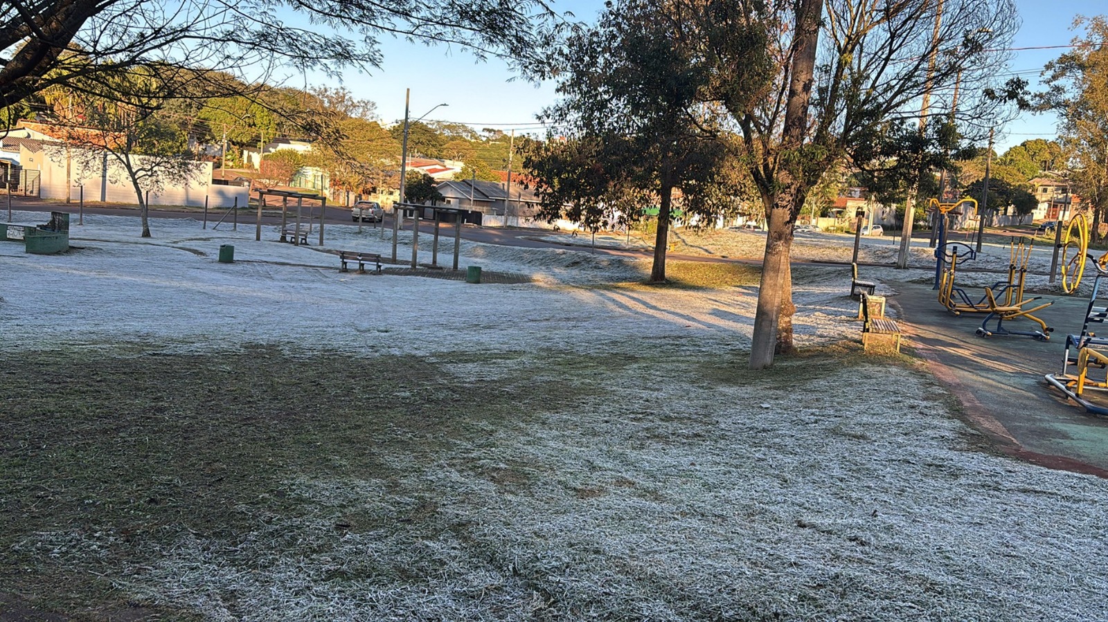 Geada é esperada ainda essa semana em Cascavel