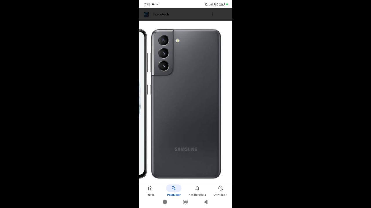 Foi perdido celular da marca Samsung no bairro 14 de Novembro