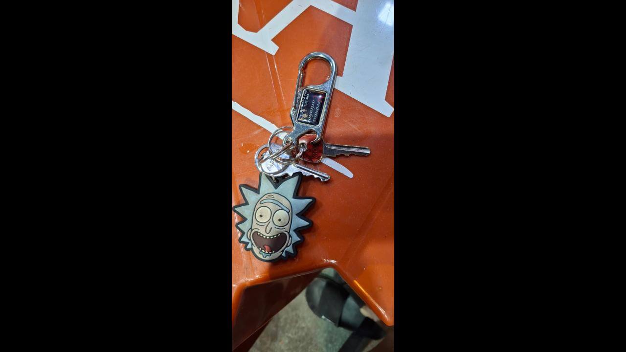 Foi encontrada uma chave no bairro Itália