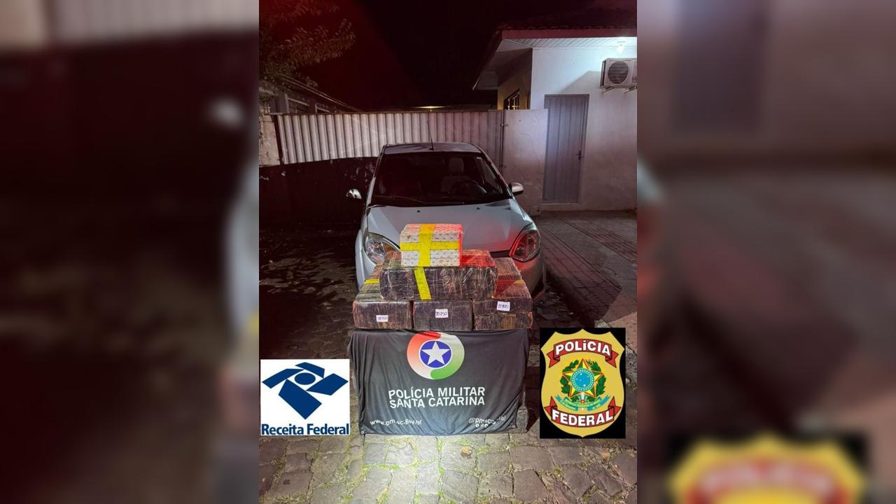 Cascavelense é detido em Santa Catarina com 322 kg de maconha