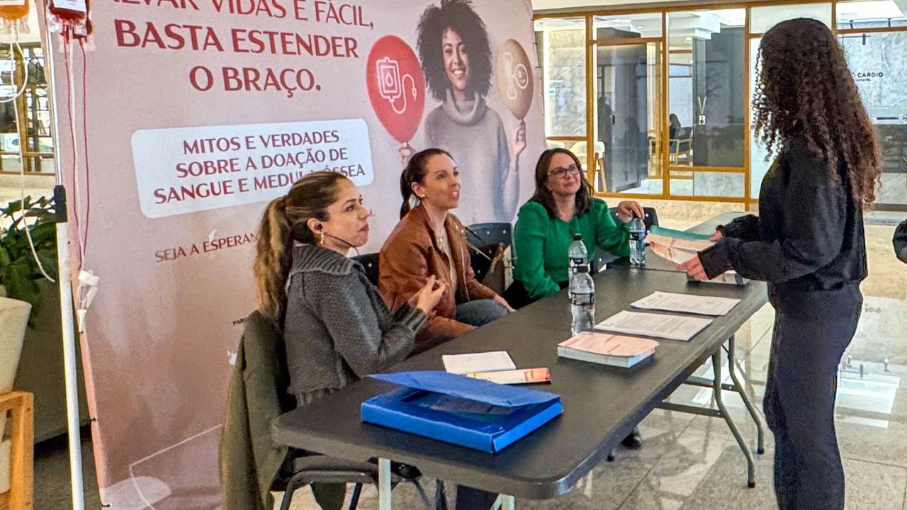 Medo da agulha? Doação de sangue é rápida e segura