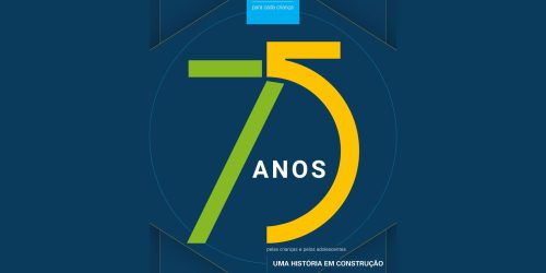 Unicef completa 75 anos de trabalho com crianças e adolescentes Imagem referente a Unicef completa 75 anos de trabalho com crianças e adolescentes