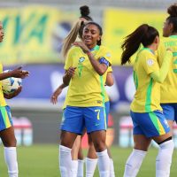 Imagem referente a Liderada por Kerolin, seleção goleia Bolívia na Copa América