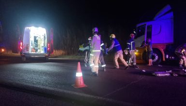 Imagem referente a BR-369: Motociclista sofre grande corte na perna e socorristas fazem torniquete para salvá-lo