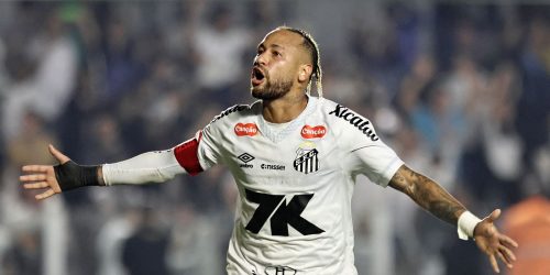 Neymar decide e Santos derrota Flamengo na Vila Belmiro Imagem referente a Neymar decide e Santos derrota Flamengo na Vila Belmiro