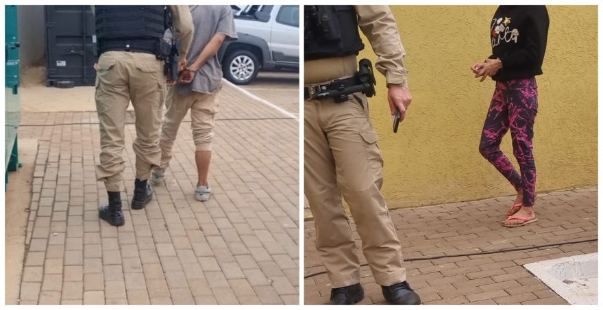 Homem ameaça mulher com pau e acaba detido junto com ela após confusão no Santa Cruz