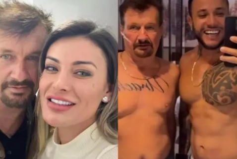 Andressa Urach faz piada e decreta feriado após vídeo do pai com outro homem 
