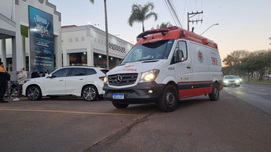 BMW se envolve em acidente com vítima na Avenida Brasil