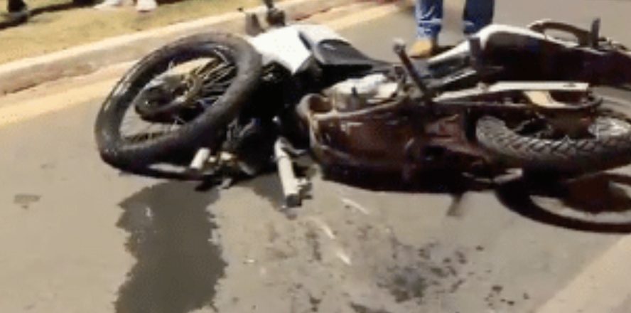 Tragédia! Motociclista a caminho na BR-163 bate em carro estacionado e morre