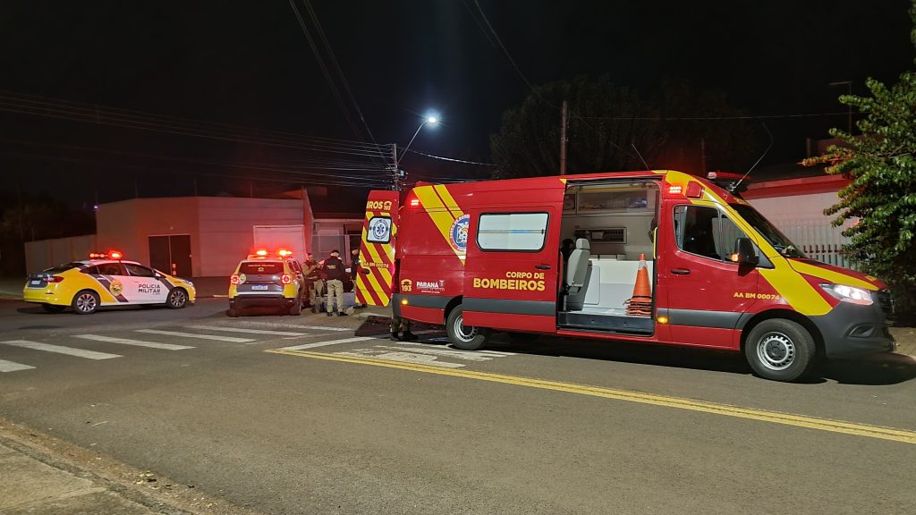 Menores fogem da PM, caem de moto e acabam ralados no asfalto