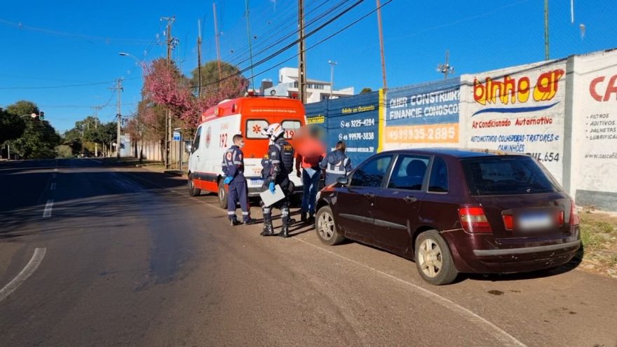 Mal súbito ao volante: homem de 35 anos é atendido às pressas no Centro de Cascavel