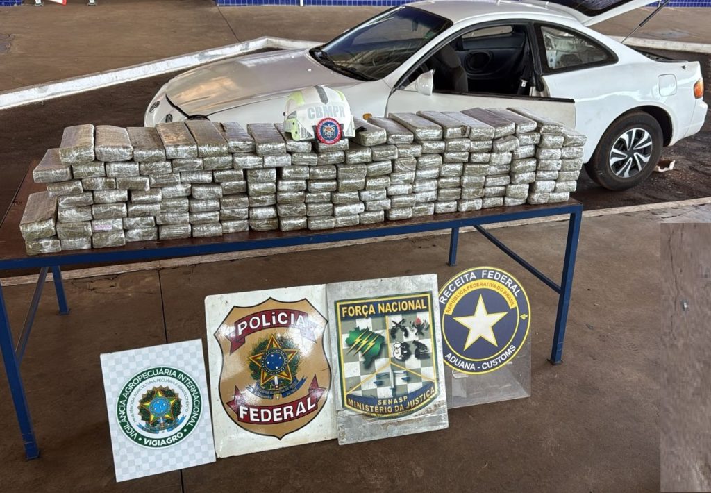 Grande apreensão de drogas na Ponte da Amizade mobiliza Receita Federal, Polícia Federal e Força Nacional