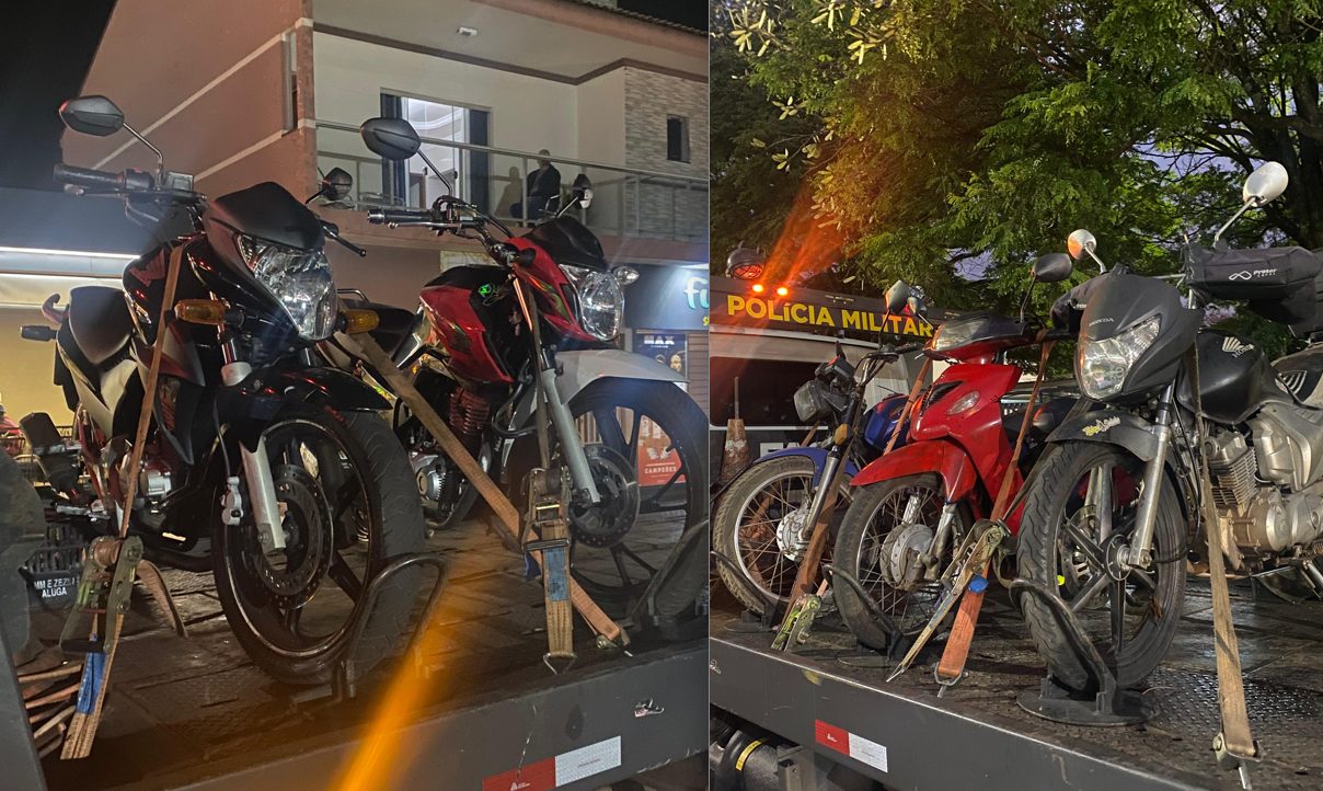Força-tarefa intensifica fiscalização e apreende cinco motos em Cascavel Força-tarefa intensifica fiscalização e apreende cinco motos em Cascavel
