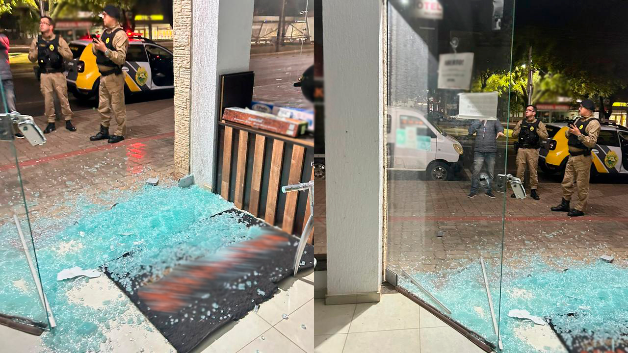 Ladrão arromba loja na Avenida Brasil e furta Airfryer avaliada em R$ 590,00