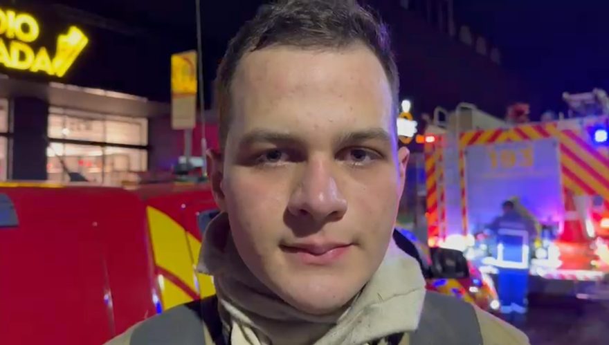 “A gente optou pela opção mais segura que foi evacuar o prédio”, afirma tenente sobre incêndio em prédio no Centro