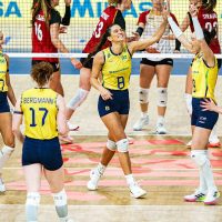Imagem referente a Vôlei: Brasil vence Alemanha e encara Japão na semi da Liga das Nações