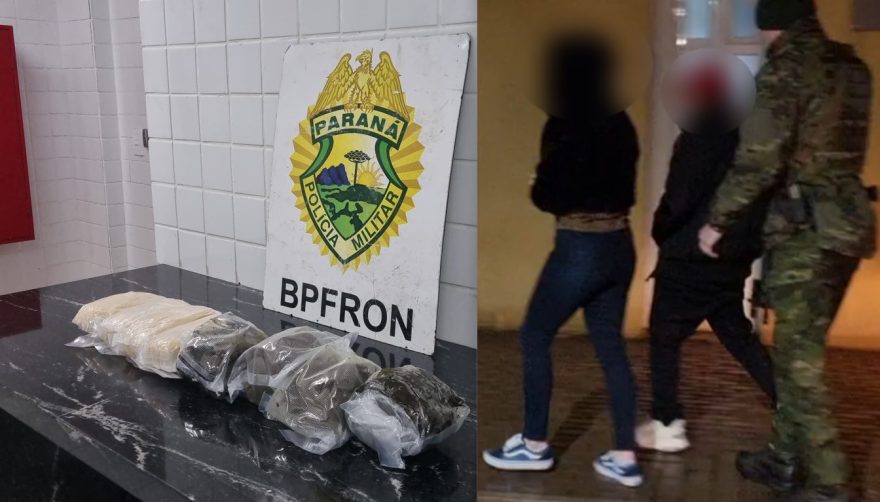 Dupla é flagrada transportando pasta base e haxixe marroquino na BR-277