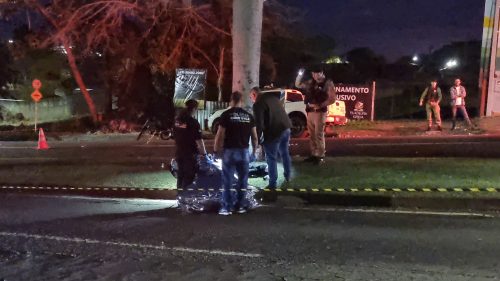Motociclista teria dito que “estava bem” antes de sofrer acidente fatal em Cascavel Imagem referente a Motociclista teria dito que “estava bem” antes de sofrer acidente fatal em Cascavel
