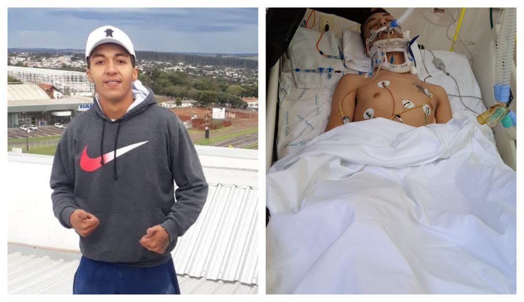 Família pede orações por jovem internado em estado grave após acidente de trânsito Família pede orações por jovem internado em estado grave após acidente de trânsito