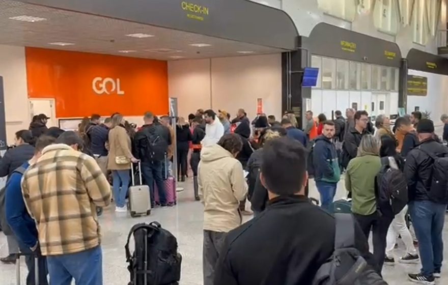 Voo da GOL é cancelado em Cascavel e passageiros são direcionados de ônibus a Foz do Iguaçu
